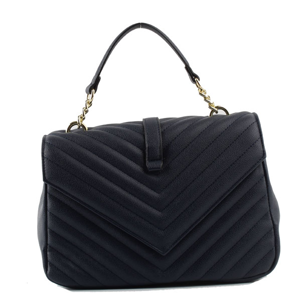 Fashion PU Shoulder Bags 86513#D.BLUE
