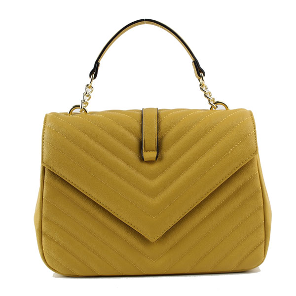 Fashion PU Shoulder Bags 86513#YELLOW