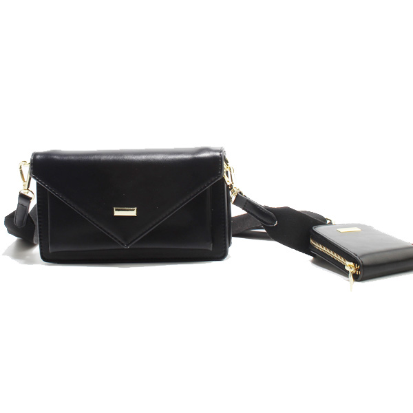 Wholesale Cross Shoulder bags IN USA 95031#BLACK