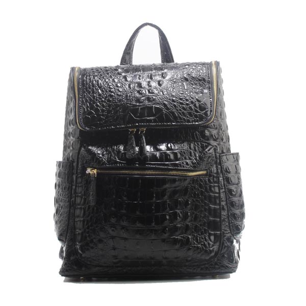 Wholesale Fashion Backpack in New York 95040#BLACK