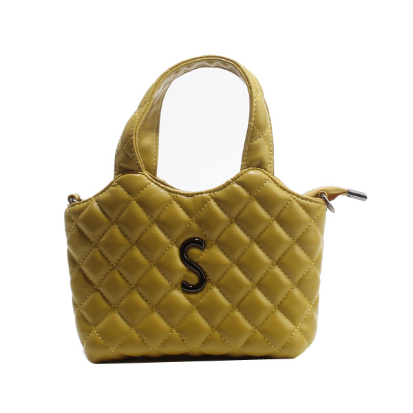 Wholesale Lady Cross Shoulder bags 96005#YELLOW