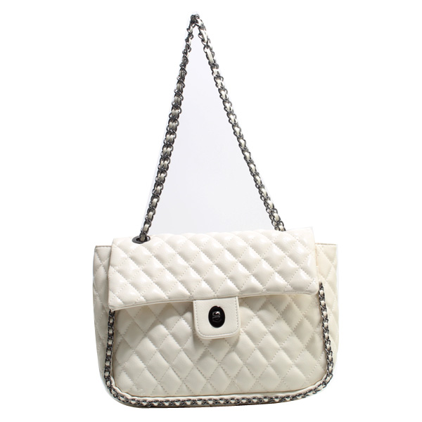 Wholesale Fashion Cross Shoulder bags 96007#WHITE