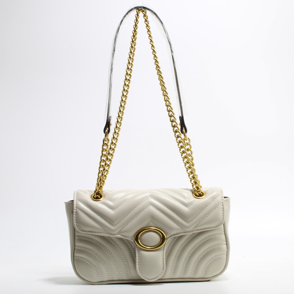 Wholesale Fashion Cross Shoulder bags IN USA 96014#BEIGE