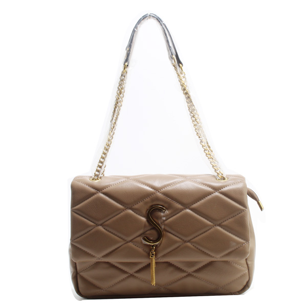 Wholesale Lady Cross Shoulder bags 96026#KHAKI