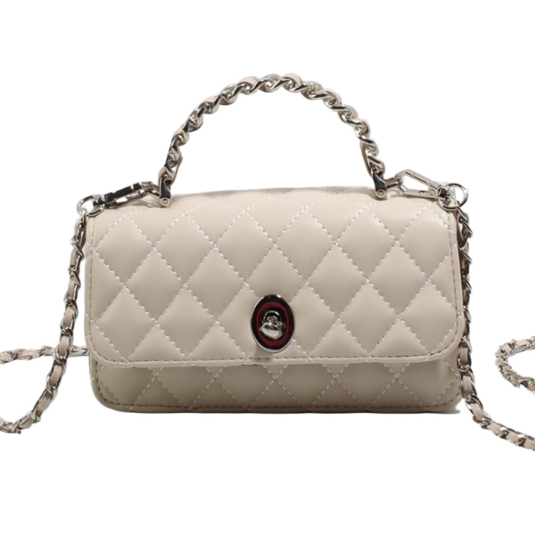 Wholesale Cross Shoulder bags 96114#BEIGE