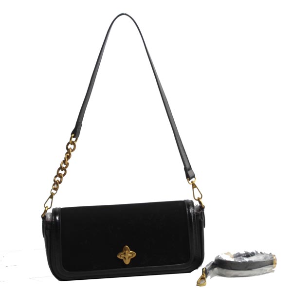 Wholesale Cross Shoulder Bags 96130#BLACK