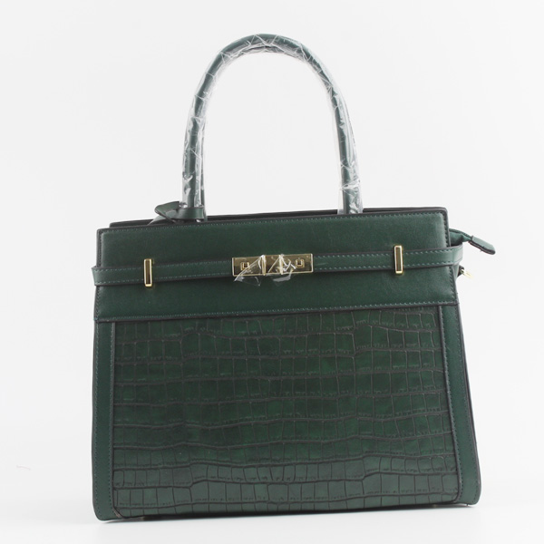 Wholesale ladies Bags 98018#D.GREEN