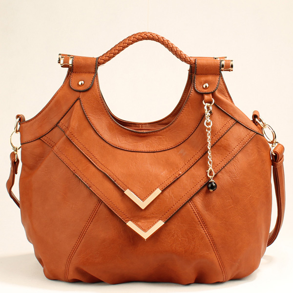 Wholesale Lady Hobos Bags T26011#BROWN