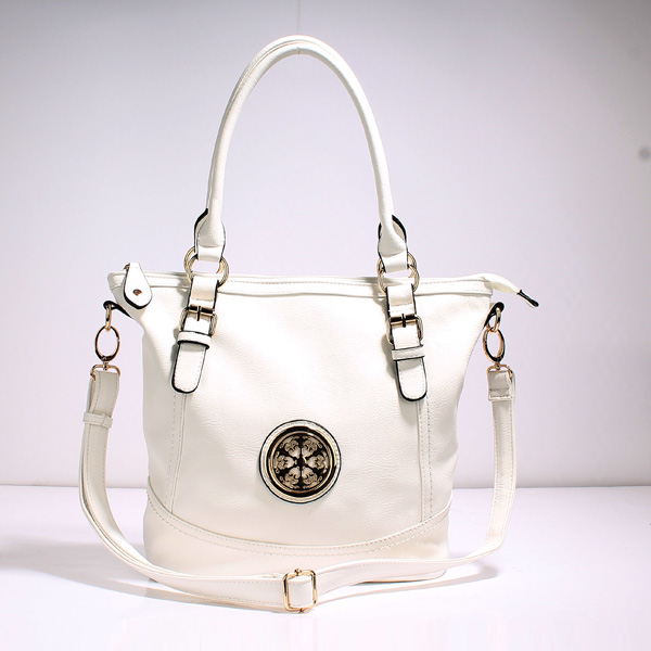 Wholesale Lady Tote Handbags T71012#WHITE
