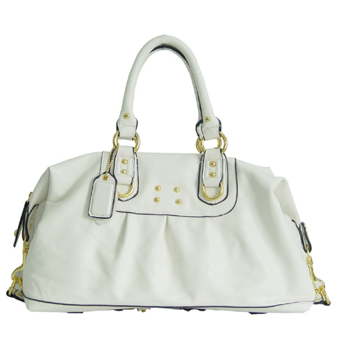 Wholesale Lady Tote Handbags T74098#WHITE